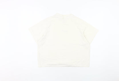 Nike Unisex White L Basic Crew Neck T-Shirt