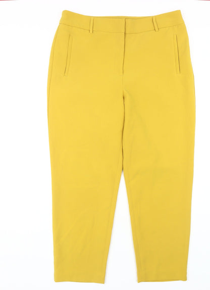 Massimo Fabbro Women's Yellow Trousers XL