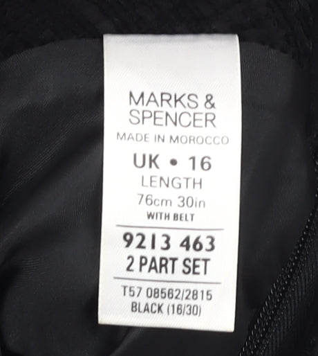 Marks and Spencer Women’s Black A-Line Skirt Set 16