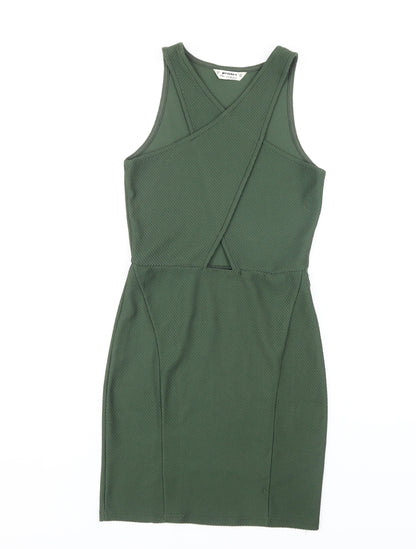 Miss Selfridge Green Petite Bodycon Dress
