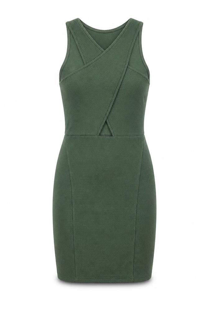 Miss Selfridge Green Petite Bodycon Dress