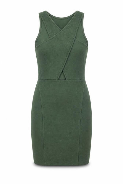 Miss Selfridge Green Petite Bodycon Dress