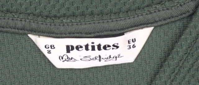 Miss Selfridge Green Petite Bodycon Dress