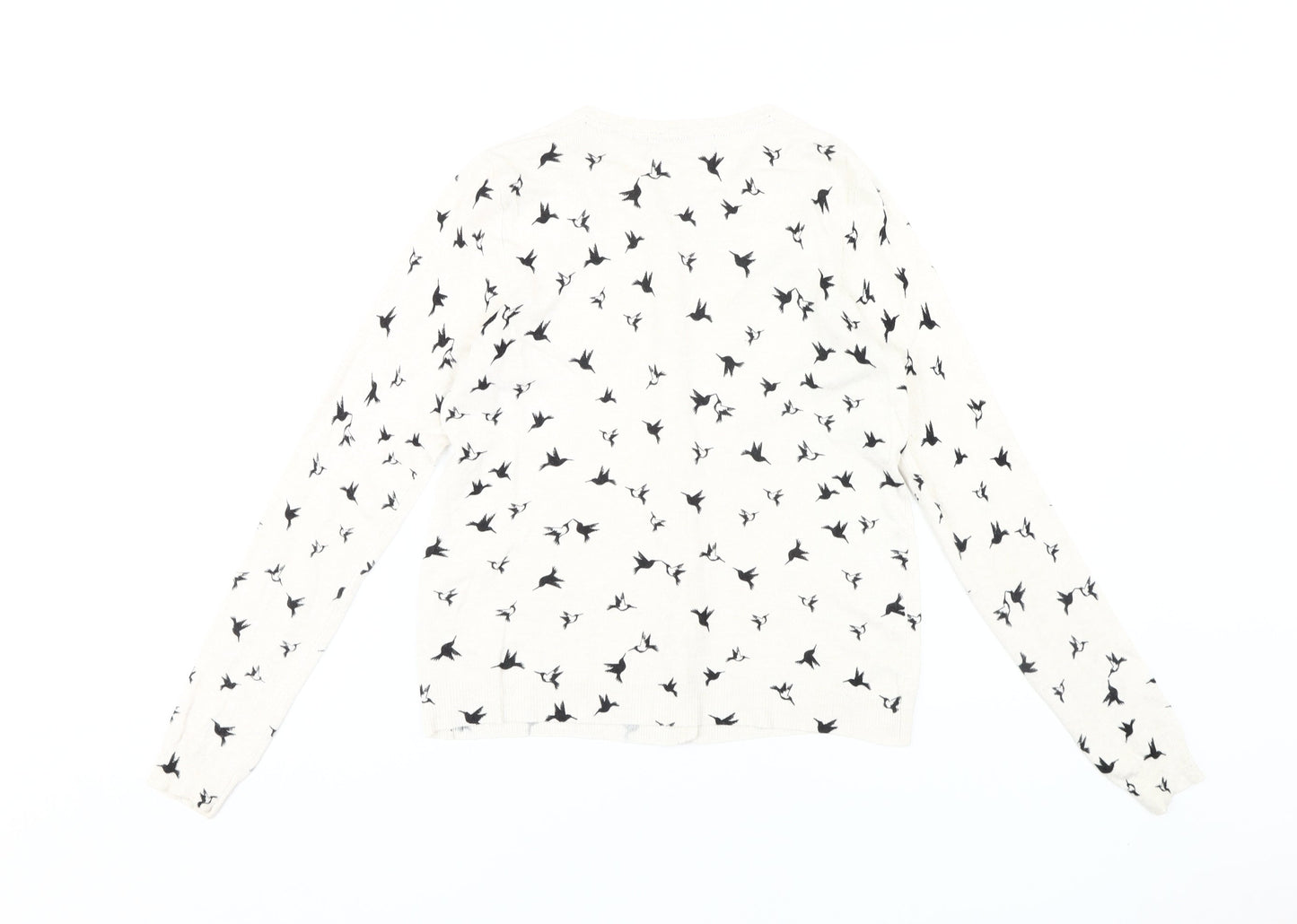 Womens UK Size 8 Marks and Spencer Ivory Cardigan Jumper