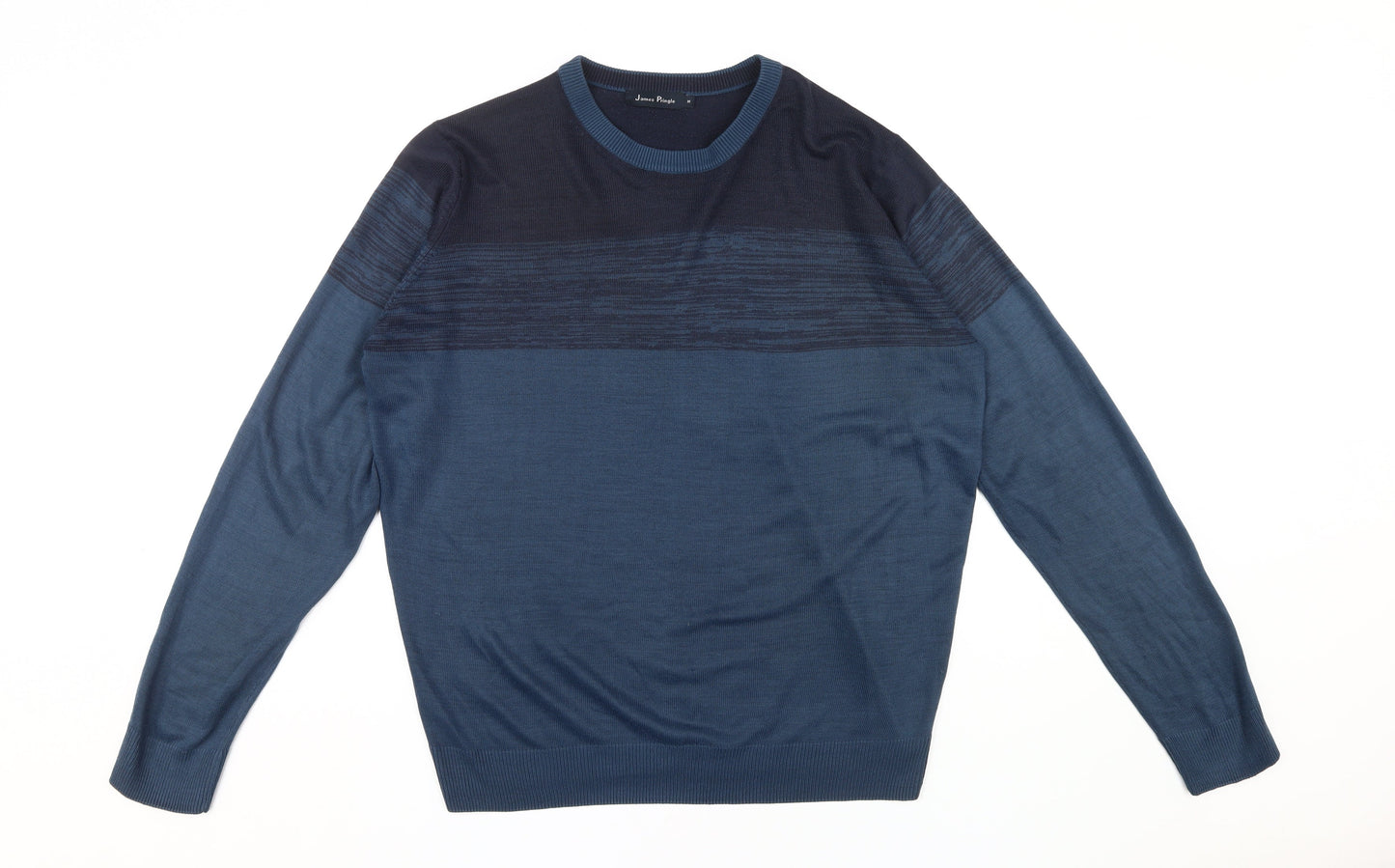 James Pringle Men's Blue Medium Pullover Jumper