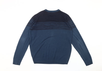 James Pringle Men's Blue Medium Pullover Jumper