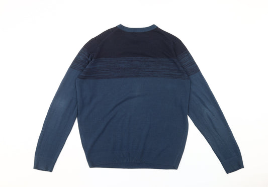 James Pringle Men's Blue Medium Pullover Jumper