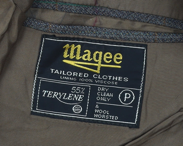 Mens UK Size 44 Magee Regular Brown Suit Jacket