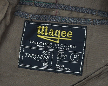 Mens UK Size 44 Magee Regular Brown Suit Jacket