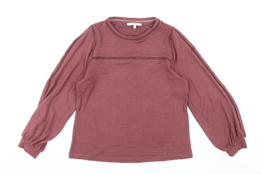 Womens UK Size 14 NEXT Purple Basic Blouse