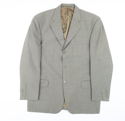 Mens UK Size 40 Daniel Hechter Regular Grey Suit Jacket