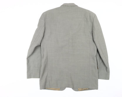 Mens UK Size 40 Daniel Hechter Regular Grey Suit Jacket