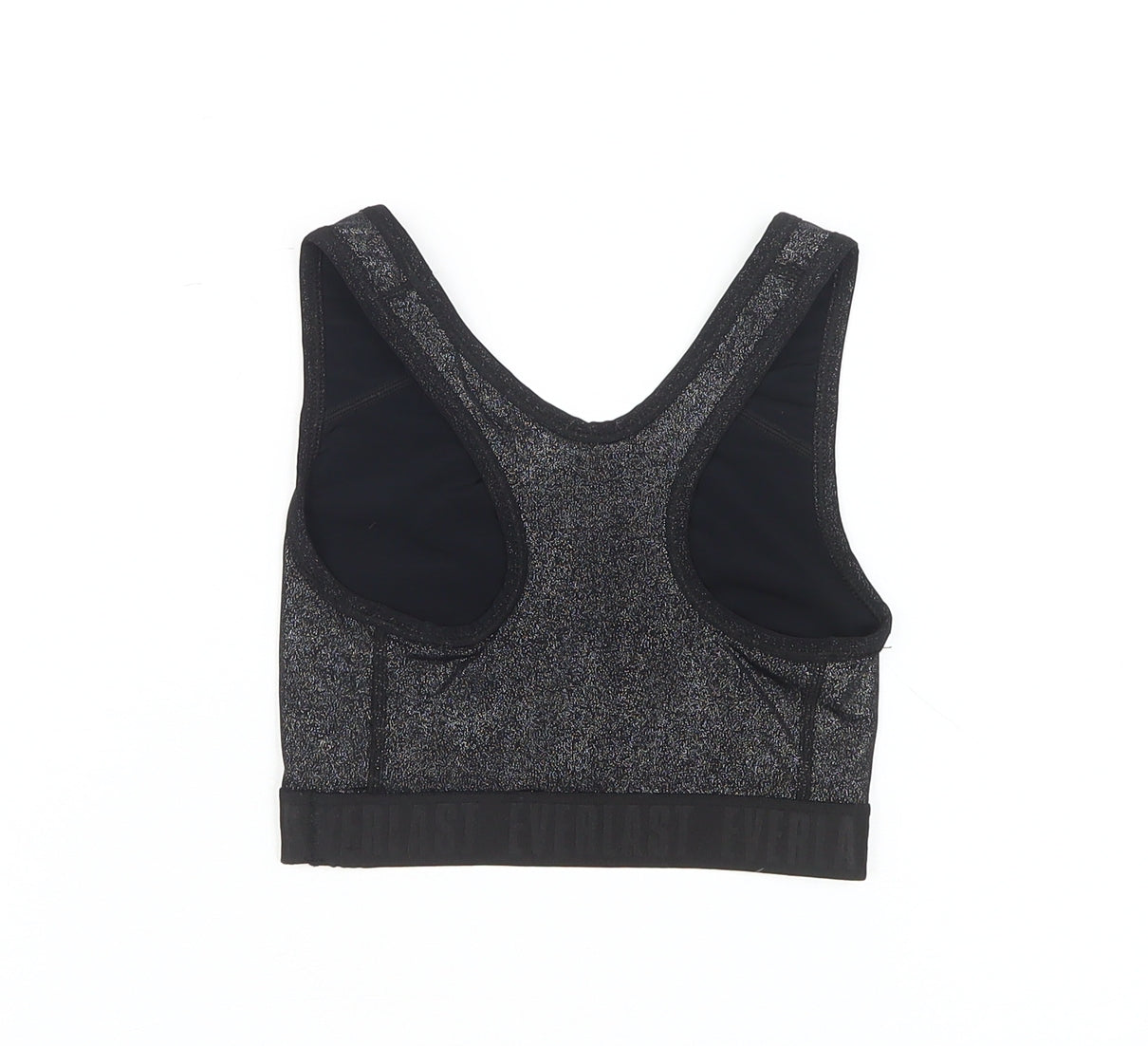 Everlast Girls Black Athletic Tank 7-8 Years, Sporty Stretch Top