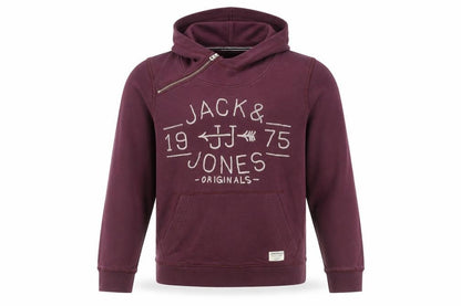 Mens UK Size M JACK & JONES Purple Pullover Hoodie