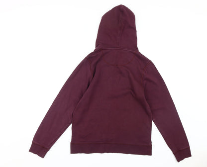 Mens UK Size M JACK & JONES Purple Pullover Hoodie