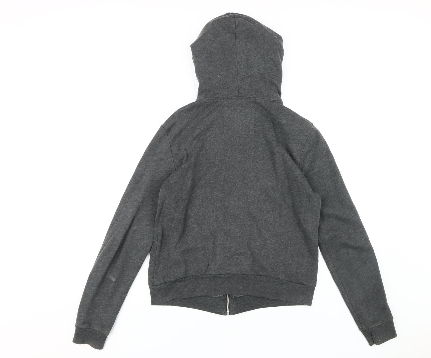 Abercrombie & Fitch Women's Grey Full Zip Hoodie M
