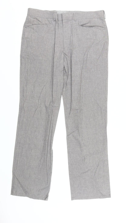 Designers at Debenhams Men's Grey Trousers 34R Cotton