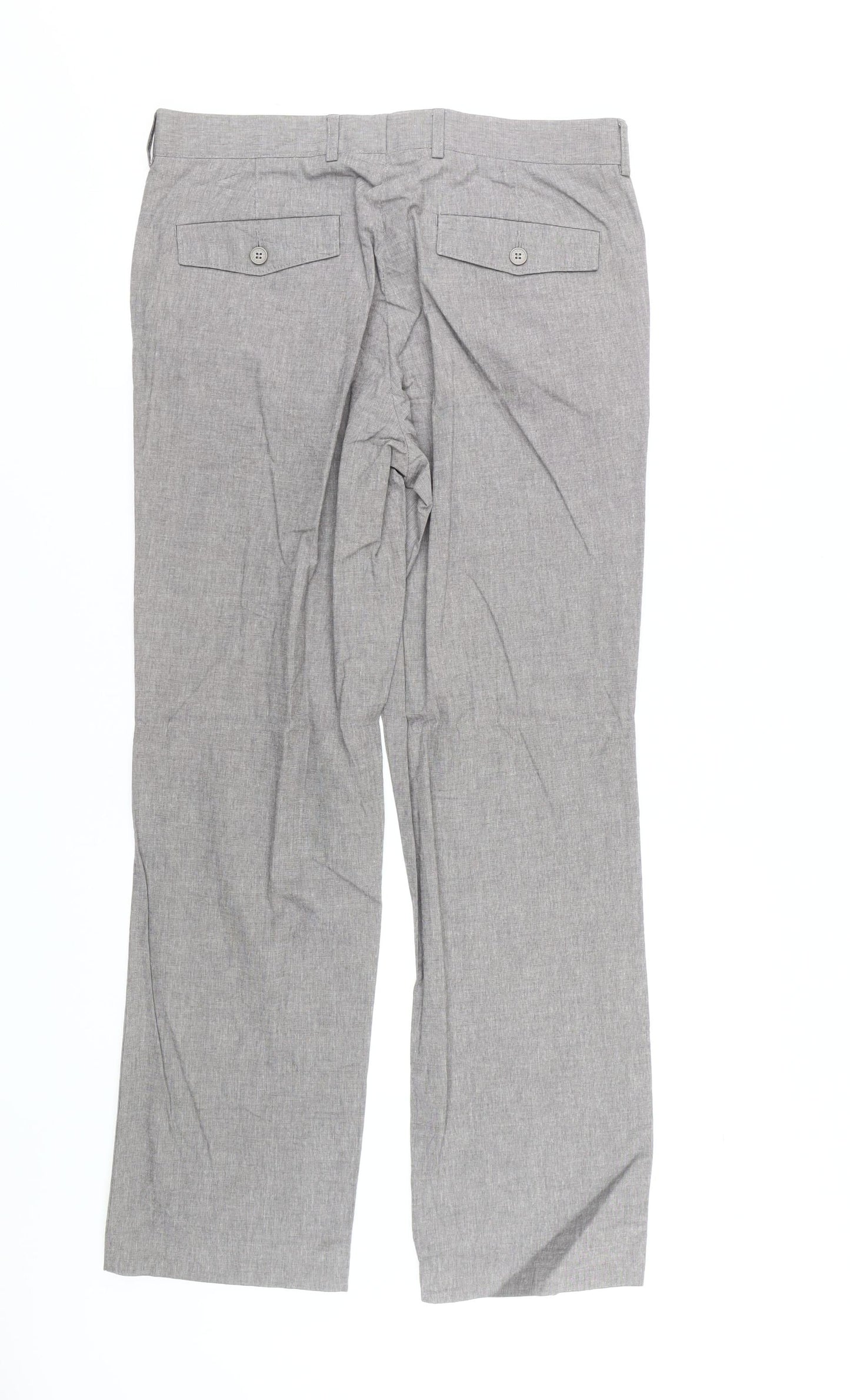 Designers at Debenhams Men's Grey Trousers 34R Cotton