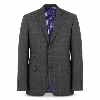 Mens UK Size 38 Ted Baker Regular Grey Suit Jacket