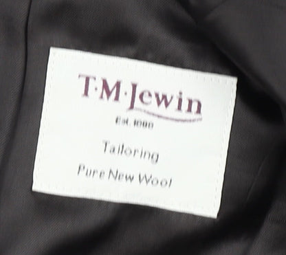Mens UK Size 38 T.M.Lewin Regular Black Suit Jacket