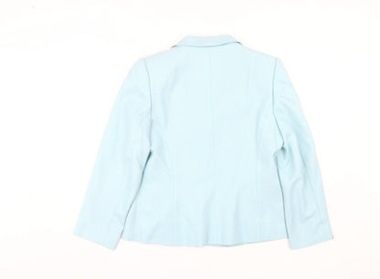Eastex Women’s Blue Blazer Size 10 Button Collared