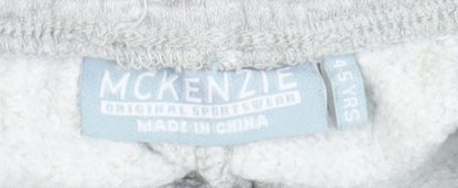 McKenzie Boys Grey Athletic Shorts, Size 4-5 Years
