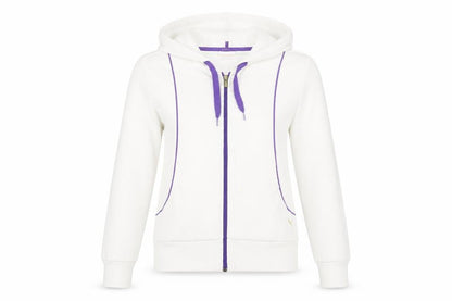 Womens UK Size 12 PUMA White Full Zip Hoodie