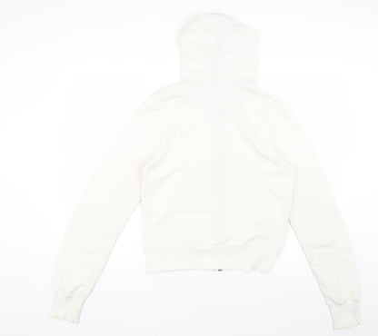 Puma Women's White Full Zip Hoodie Size 12