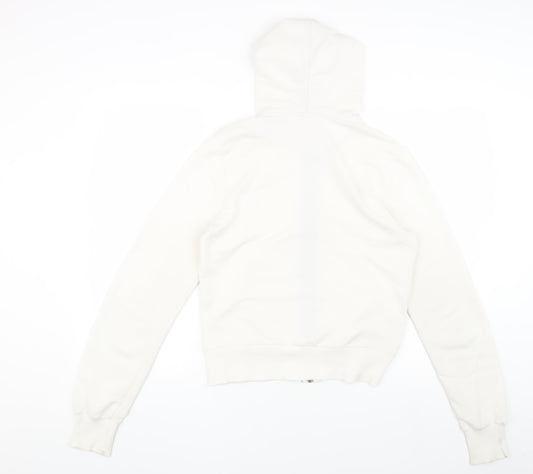 Puma Women's White Full Zip Hoodie Size 12