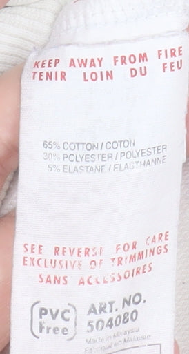 Puma Women's White Full Zip Hoodie Size 12