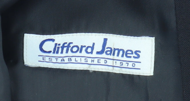Clifford James Men's Blue Blazer, Size 42, Formal Jacket