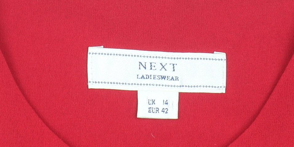 Womens UK Size 14 NEXT Red