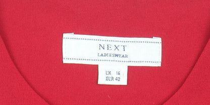 Womens UK Size 14 NEXT Red