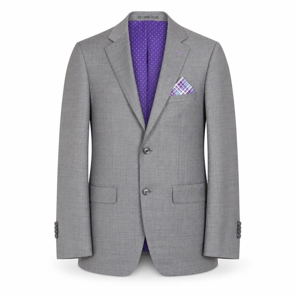 Mens UK Size 36 Moss Regular Grey Suit Jacket