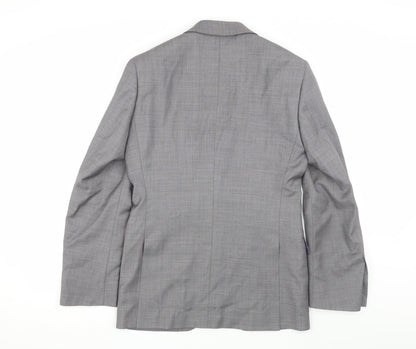 Mens UK Size 36 Moss Regular Grey Suit Jacket