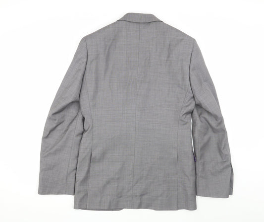 Mens UK Size 36 Moss Regular Grey Suit Jacket