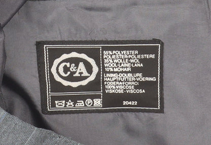 Mens UK Size 46 C&A Regular Grey Suit Jacket