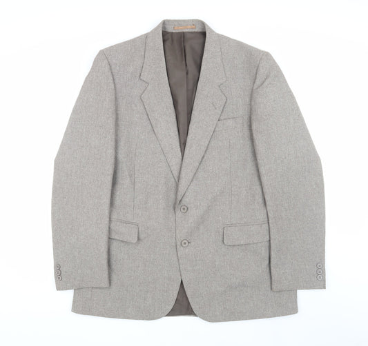 Mens UK Size 42 Canda Regular Grey Suit Jacket