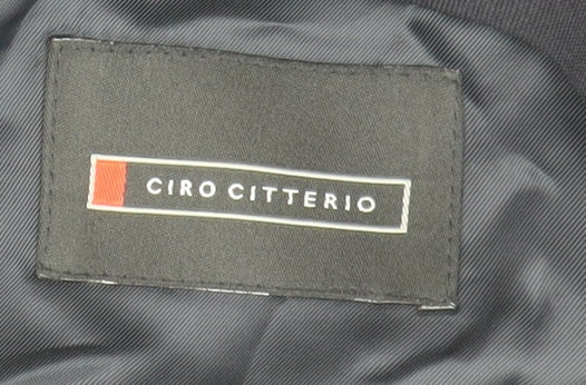 Mens UK Size 38 Ciro Citterio Regular Blue Suit Jacket