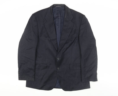 Mens UK Size 42 Burton Menswear Regular Blue Suit Jacket