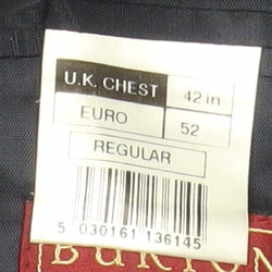 Mens UK Size 42 Burton Menswear Regular Blue Suit Jacket