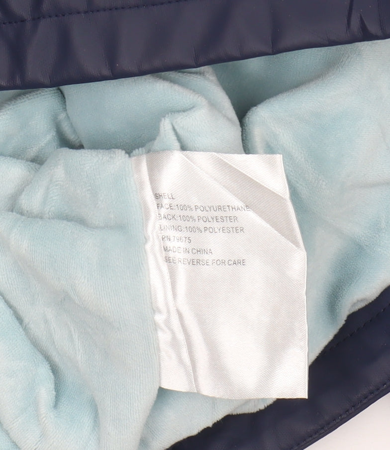 Michael Kors Girls Blue Hooded Rain Coat 6-7 Years