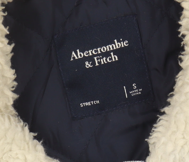 Abercrombie & Fitch Men's Blue Denim Jacket S