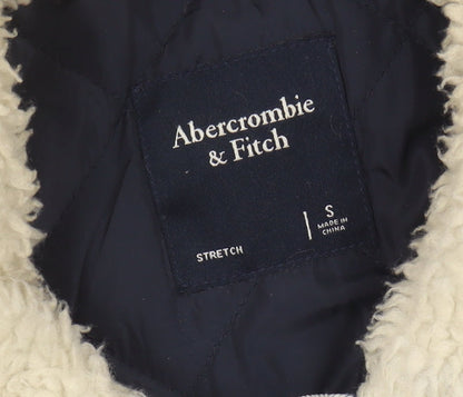 Abercrombie & Fitch Men's Blue Denim Jacket S