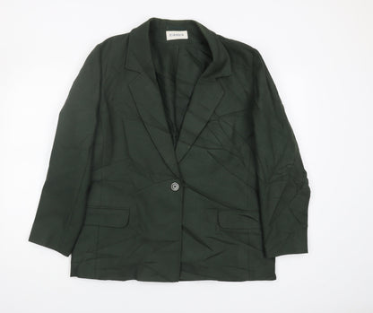 Eastex Women's Green Suit Jacket, Size 14, Regular Fit