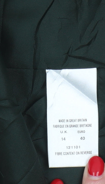 Eastex Women's Green Suit Jacket, Size 14, Regular Fit