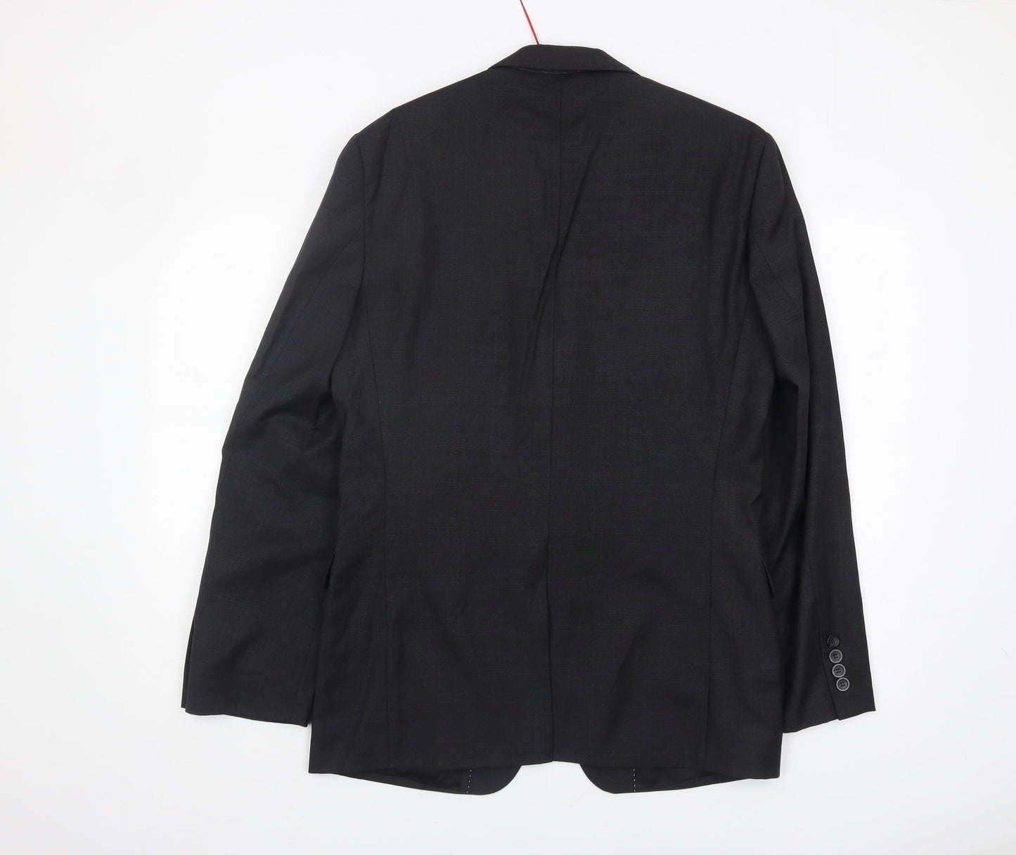 Mens UK Size 38 DKNY Regular Black Suit Jacket