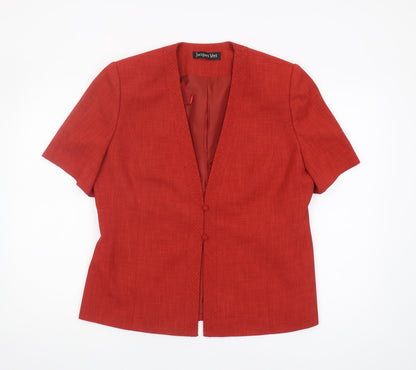 Jacques Vert Women's Red Suit Jacket Size 14