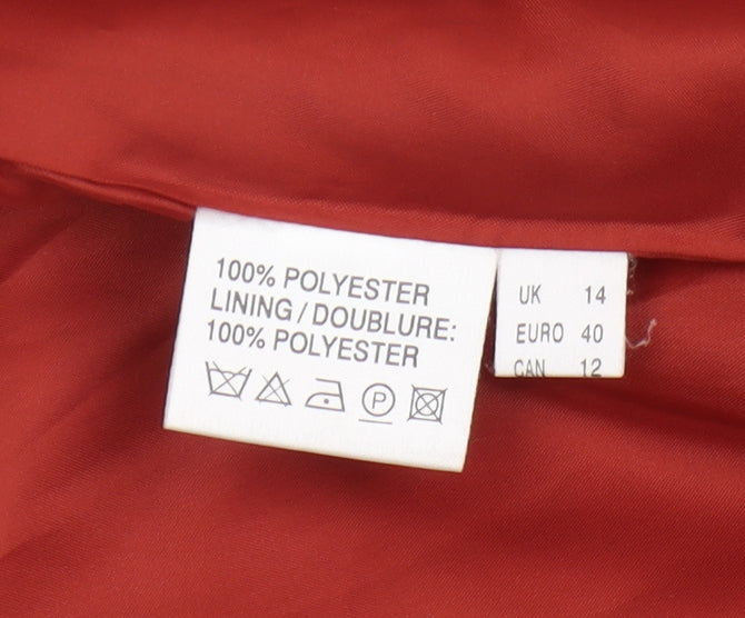 Jacques Vert Women's Red Suit Jacket Size 14