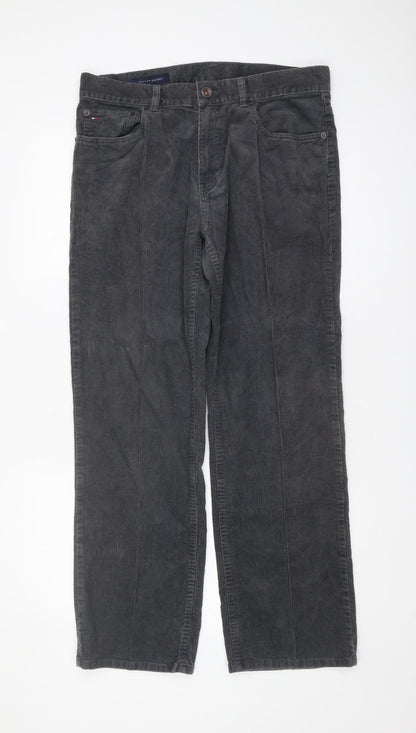 Tommy Hilfiger Men's Grey Corduroy Trousers Size 32